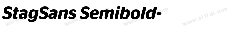 StagSans Semibold字体转换 StagSans Semibold字体转换